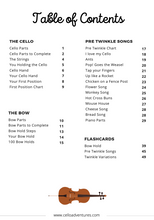Load image into Gallery viewer, Cello Pretwinkle Workbook
