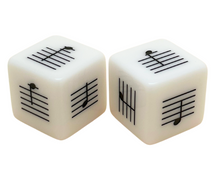 Load image into Gallery viewer, 25 mm Lines and Spaces Dice - Set of 2
