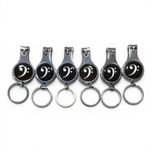 Load image into Gallery viewer, Music Nail Clippers - Bass Clef
