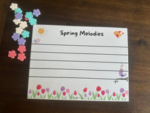 Load image into Gallery viewer, Spring Melodies Magnetic White Board
