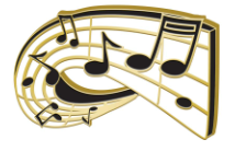 Music Staff Enamel Pin
