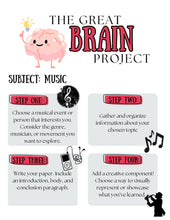 Load image into Gallery viewer, The Great Brain Project: Music Lesson Packet
