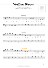 Load image into Gallery viewer, Notes and Positions for Cello

