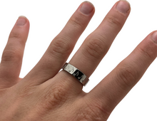 Load image into Gallery viewer, Stainless Steel Notes Band Ring
