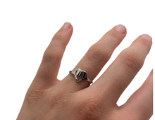 Load image into Gallery viewer, Stainless Steel Piano Heart Ring
