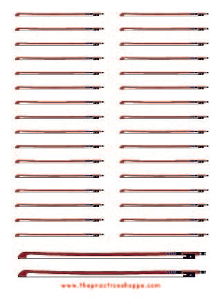 PS Sheet Bow Stickers