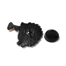 Load image into Gallery viewer, Hedgehog Trumpet Enamel Pin
