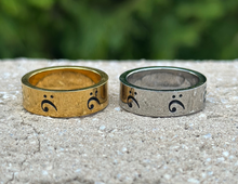 Load image into Gallery viewer, Stainless Steel Bass Clef Ring
