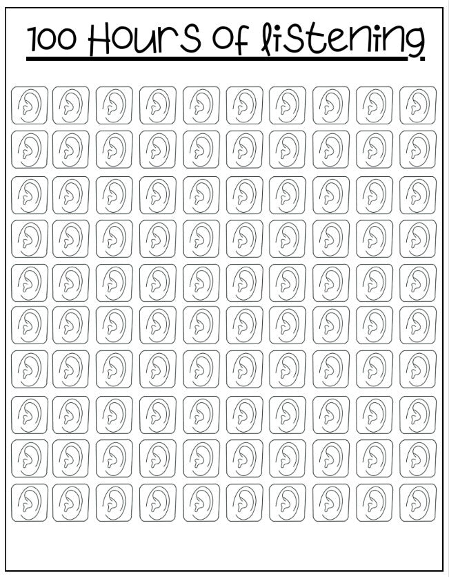 100 Hours of Listening