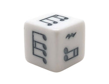 Load image into Gallery viewer, 16 mm Triple Meter Notes Dice Variety - set of 6
