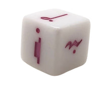 Load image into Gallery viewer, 16 mm Triple Meter Notes Dice Variety - set of 6
