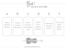 Load image into Gallery viewer, Review Charts for Cello
