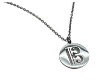 Load image into Gallery viewer, PS Stainless Steel Disc Alto Clef Necklace - Silver
