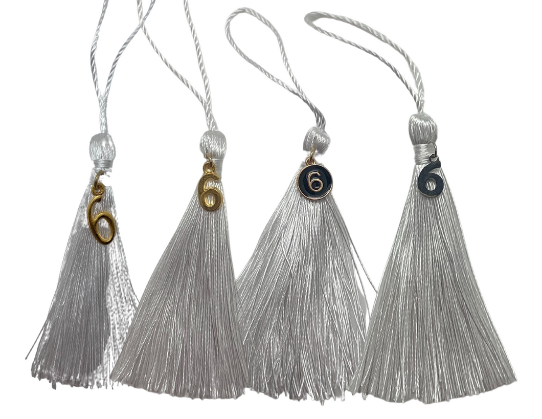 Graduation Tassel - Book 6 - White