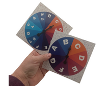 Load image into Gallery viewer, Musical Alphabet Spinners (set of 2)
