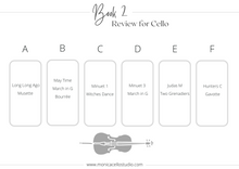 Load image into Gallery viewer, Review Charts for Cello
