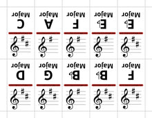 Load image into Gallery viewer, Basic Key Signature Dominoes (Digital Download)
