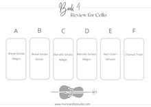 Load image into Gallery viewer, Review Charts for Cello
