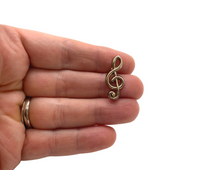 Load image into Gallery viewer, Treble Clef Lapel Pin
