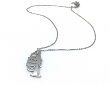 Load image into Gallery viewer, Stainless Steel Trumpet Necklace
