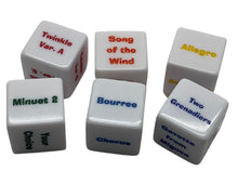 Load image into Gallery viewer, Suzuki Violin Dice Set - Books 1-2
