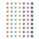 Load image into Gallery viewer, TCR Striped Star Mini Stickers

