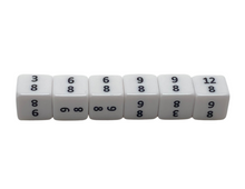 Load image into Gallery viewer, 16 mm Triple/Compound Time Signature Die
