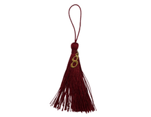 Load image into Gallery viewer, Graduation Tassel - Book 8 - Cranberry Red
