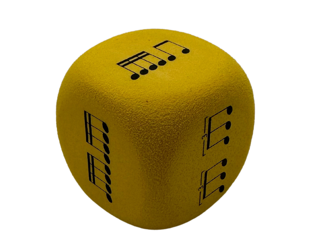 Foam Twinkle Rhythm Dice - 2 inches