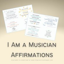 Load image into Gallery viewer, I Am a Musician Affirmations (Digital Download)
