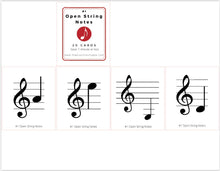 Load image into Gallery viewer, 10 Steps to Note Fluency for Violinists - 10 Sets of Flashcards (Digital Download)
