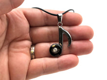 Load image into Gallery viewer, Eighth Note Nylon Cord Necklace
