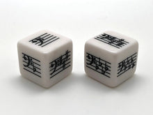 Load image into Gallery viewer, 25 mm Key Signature Dice - Bass Clef - Basic/Advanced - set of 2
