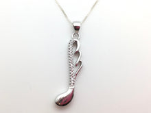 Load image into Gallery viewer, 925 Sterling Silver 32nd Note Swirl Necklace
