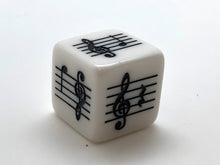 Load image into Gallery viewer, 25 mm Middle C Five Finger Pattern Music Die
