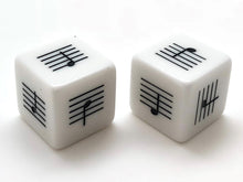 Load image into Gallery viewer, 25 mm Lines and Spaces Dice - Set of 2
