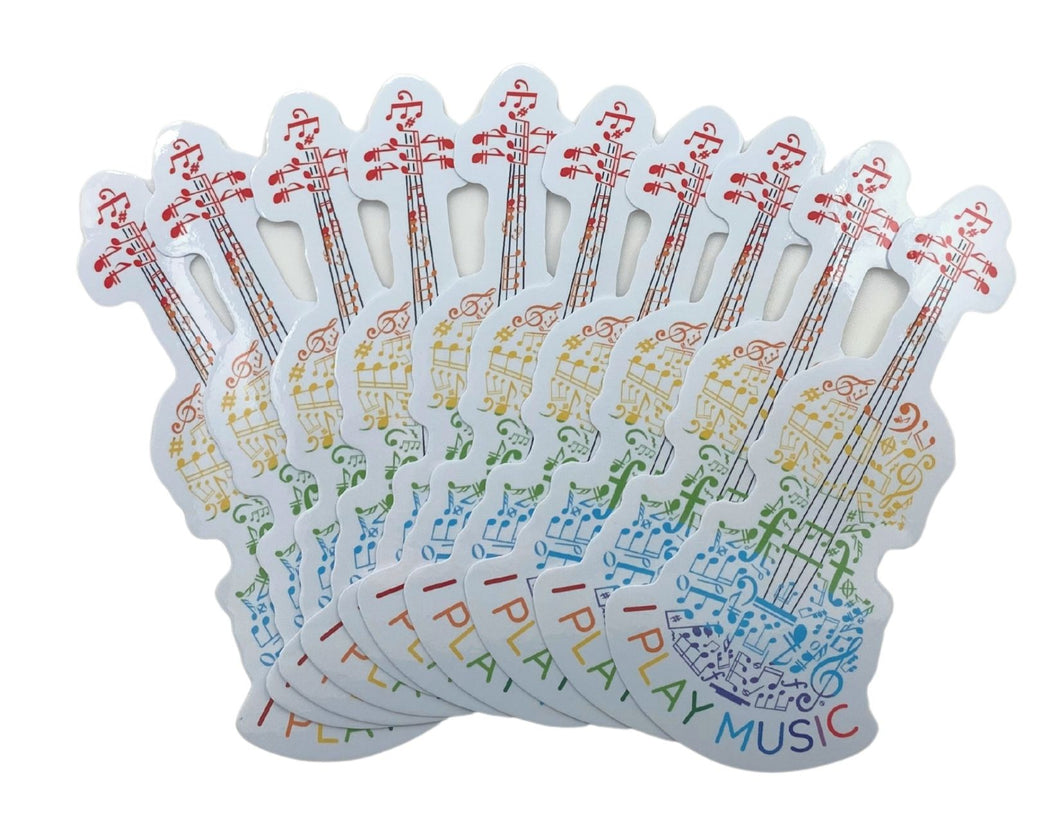 PS I Play Music Violin Stickers