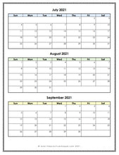 Load image into Gallery viewer, 2021 Three Months per Page Calendar (Digital Download)
