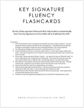 Load image into Gallery viewer, Key Signature Fluency Flashcards (Bass Clef) - 10 Sets of Flashcards (Digital Download)
