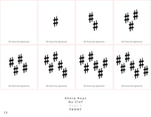 Load image into Gallery viewer, Key Signature Fluency Flashcards (Bass Clef) - 10 Sets of Flashcards (Digital Download)

