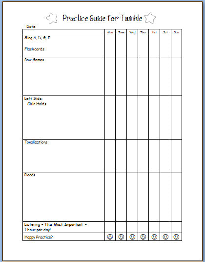 Twinkle Practice Guide (Digital Download)