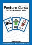Violin/Viola Posture Cards -  Large