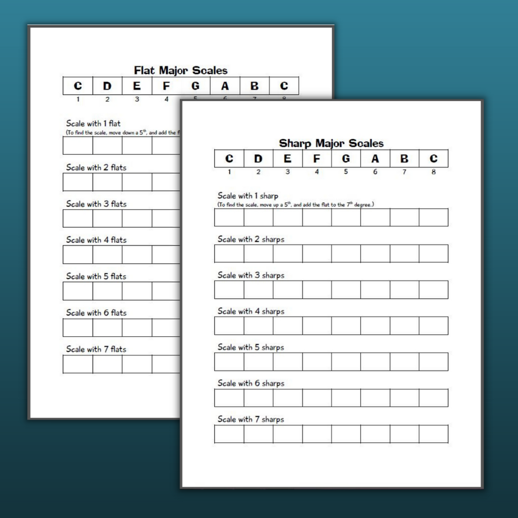 Scale Worksheet (digital download)