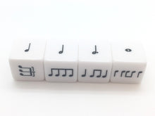 Load image into Gallery viewer, 25 mm Rhythm Dice - Set of 4
