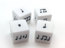 Load image into Gallery viewer, 25 mm Rhythm Dice - Set of 4
