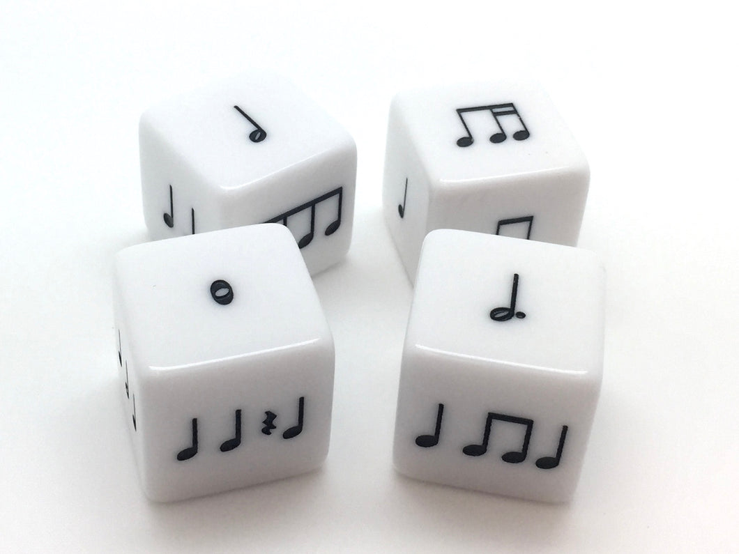 25 mm Rhythm Dice - Set of 4