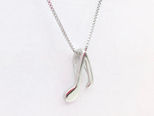 Load image into Gallery viewer, Eighth Note Pendant Necklace
