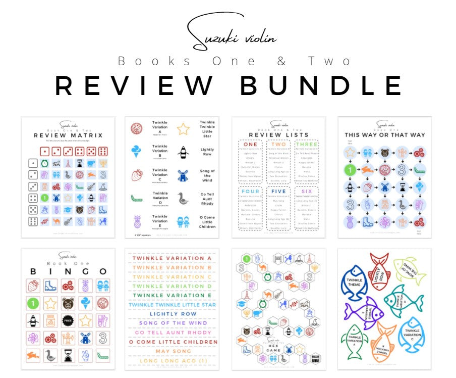 Suzuki Violin Review Bundle (Digital Download)